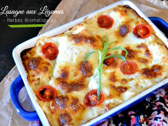 Lasagnes végétariennes de légumes à la provençale