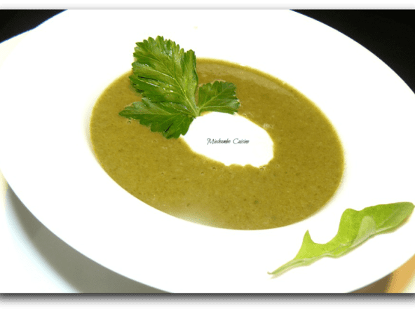 Velouté de persil au fenouil