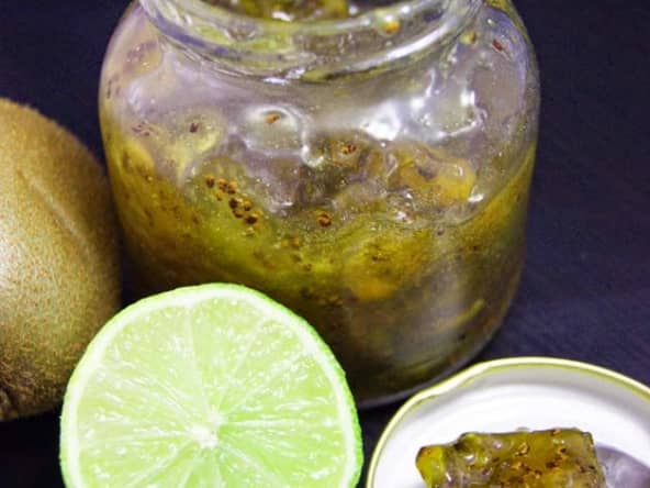 Confiture kiwis citron vert