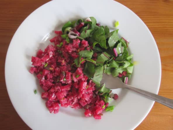 Betteraves à la tartare (sans gluten)