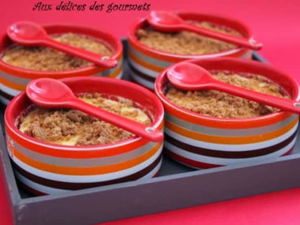 petites crèmes au citron et spéculoos