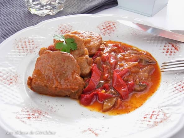 Filet mignon de porc au paprika