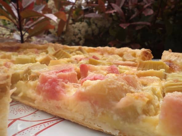 Tarte à la rhubarbe