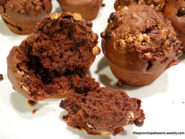 Muffins tout chocolat