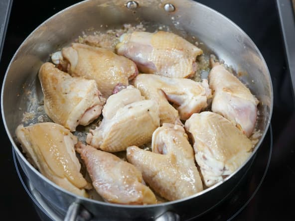 Poulet fermier au vinaigre de vin