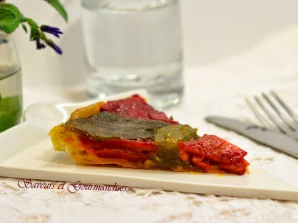Tarte tatin aux poivrons
