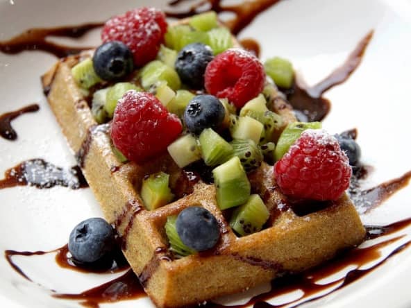 Gaufres au four à la farine intégrale