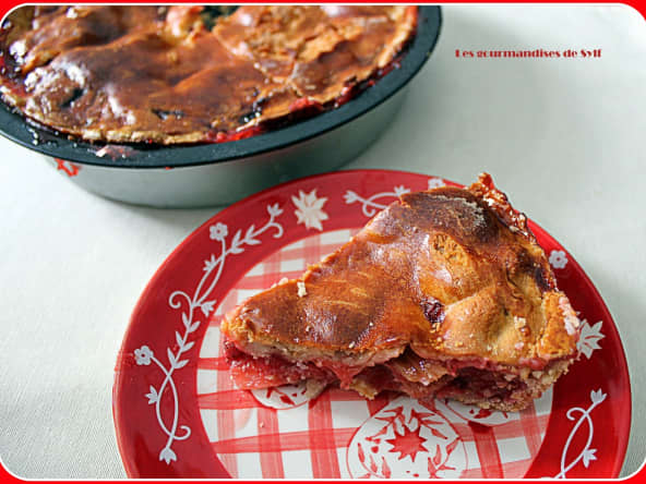 Strawberry rhubarb pie