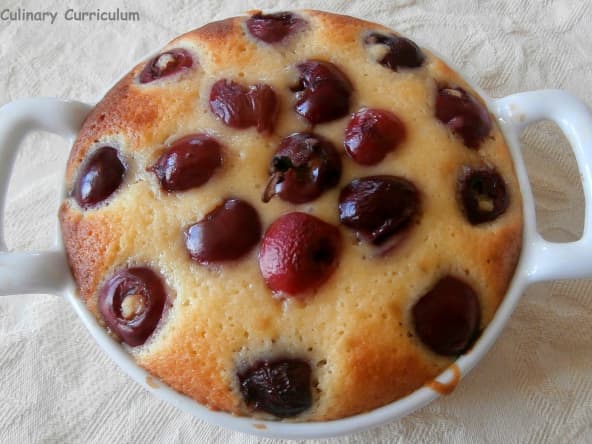 Fondants chocolat blanc cerises