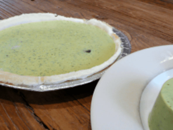 Quiche courgette-pesto