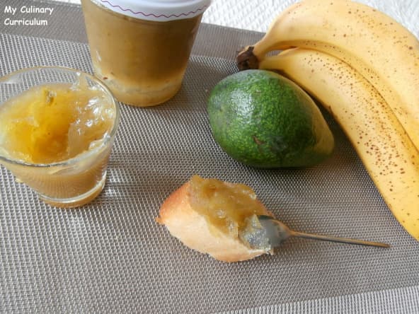 Confiture avocat bananes