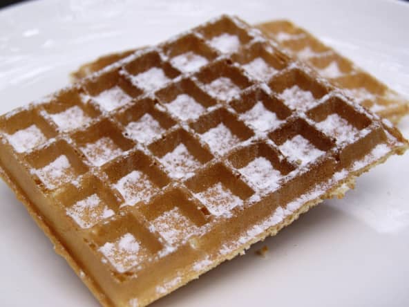 Gaufres au lait d'amandes