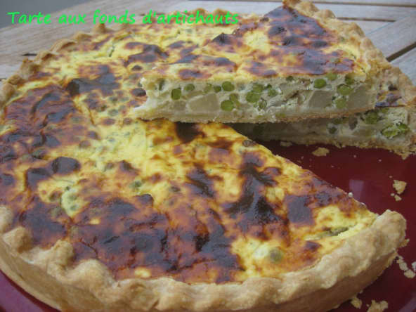 Tarte aux fonds d'artichauts