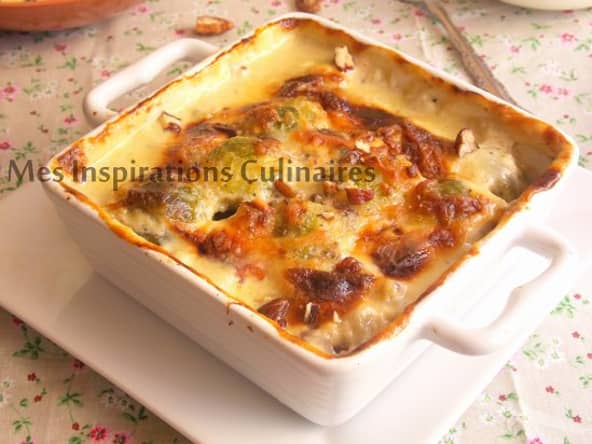 Gratin au choux de bruxelles