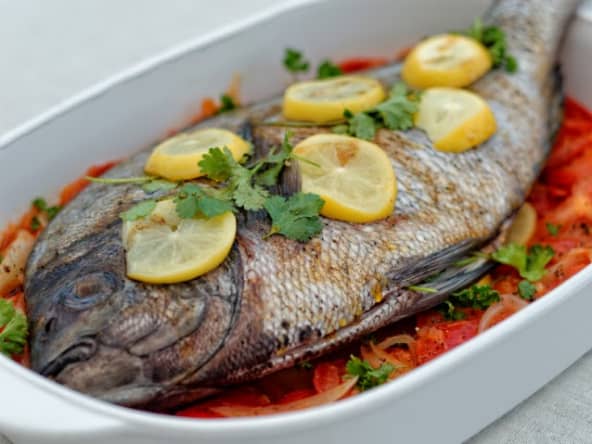 Dorade aux citrons confits