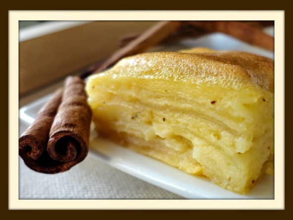 Gâteau aux pommes invisibles