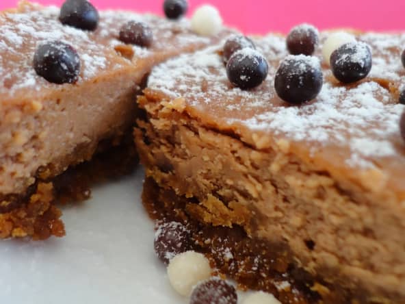 Cheesecake aux deux chocolats