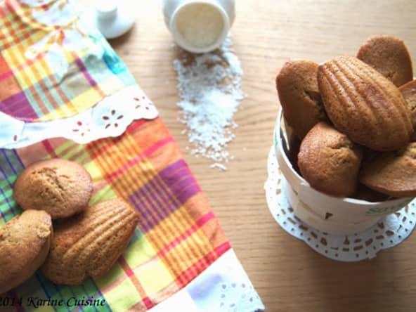 Les madeleines complètement Koco à la noix de coco
