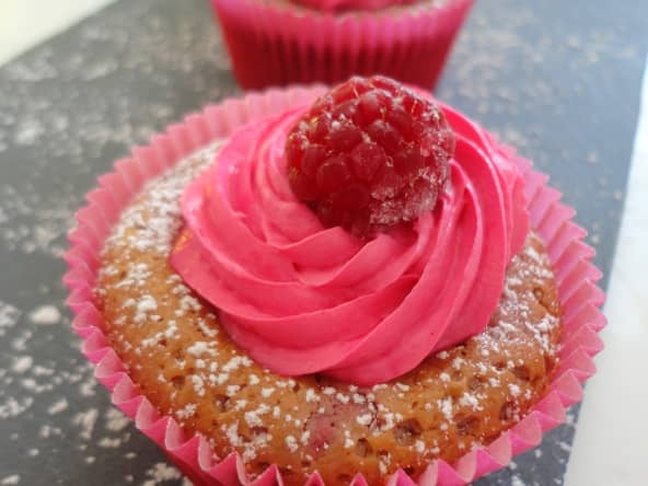 Cupcakes Vanille Framboise