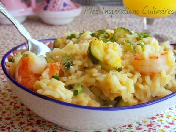 Risotto aux courgettes