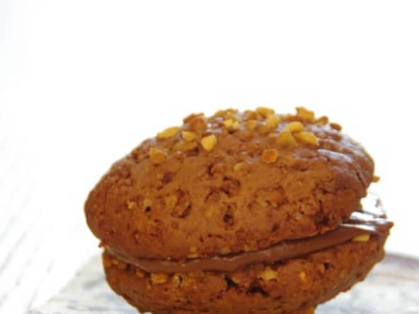 Whoopies au praliné et nutella