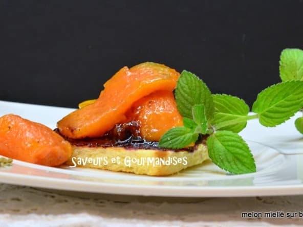 Melon Miellé sur Toasts Briochés