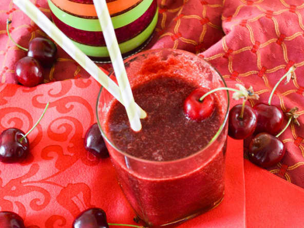 Smoothie Cerises pomme banane