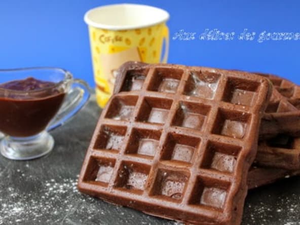 gaufres au chocolat
