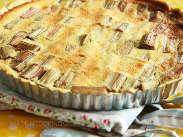 Tarte à la rhubarbe