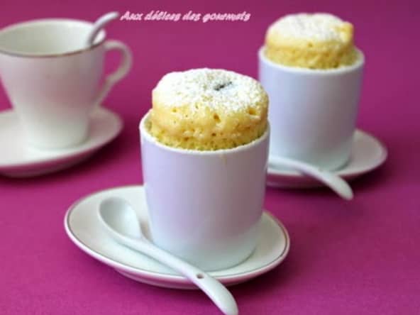 mug cake coco cœur chocolat