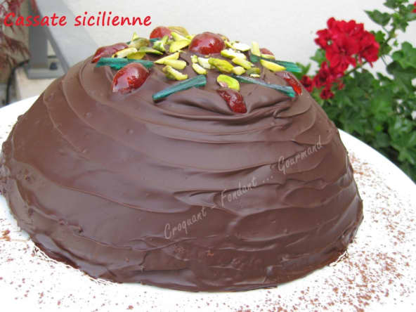 Cassate sicilienne à ma façon