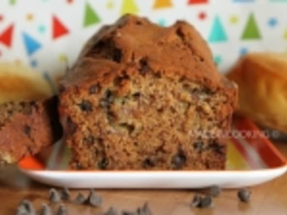 Banana bread aux pépites de chocolat