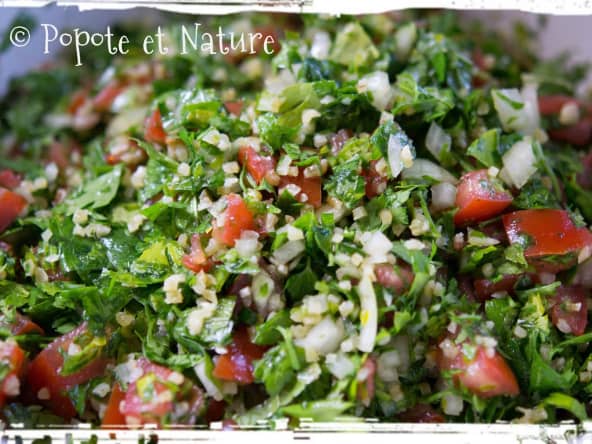 Taboulé libanais frais et léger