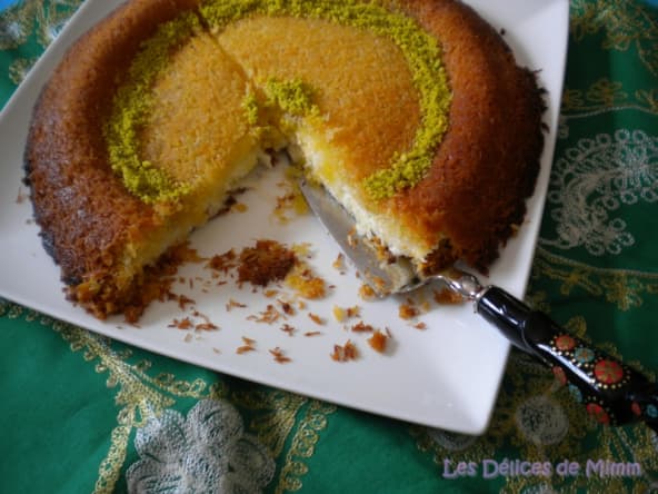 Knafeh ou le cheesecake libanais