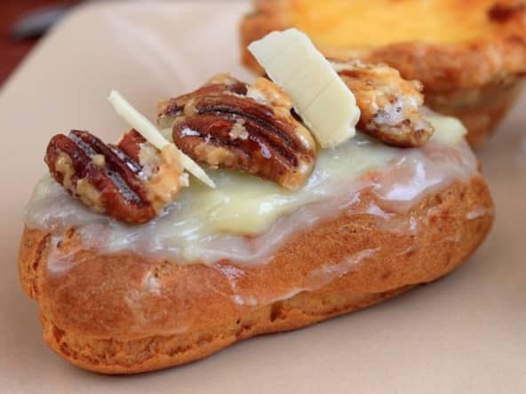 Eclairs vanille et noix de pécan