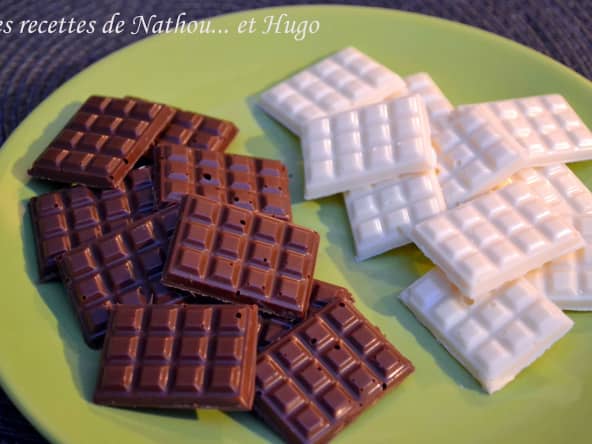 Petites tablettes de chocolat de Hugo