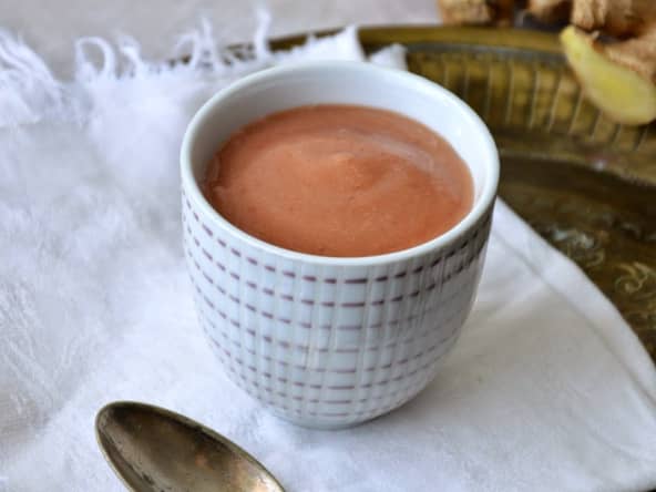 Soupe froide de Pêches au Gingembre