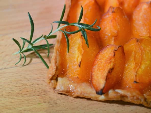Tarte abricot romarin