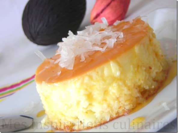 Flan noix de coco maison