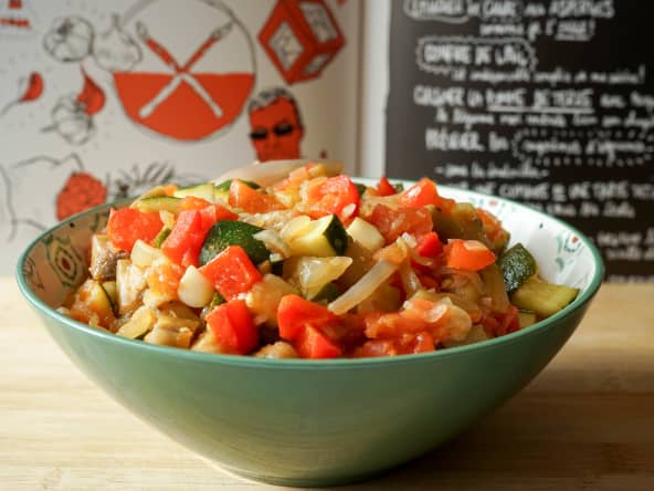 Plat de ratatouille