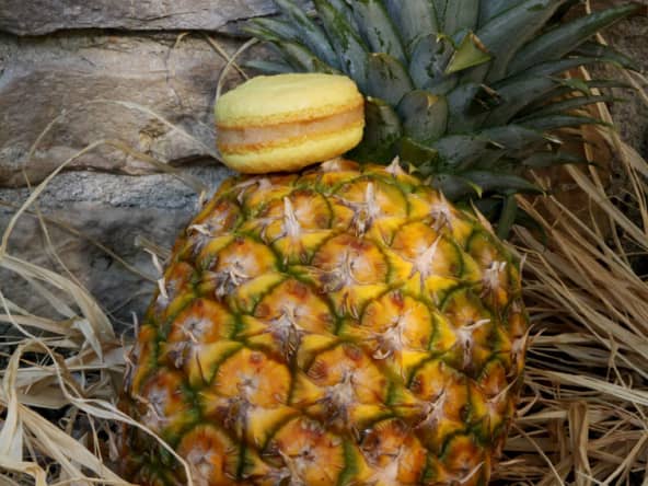 Cupcakes ananas meringués