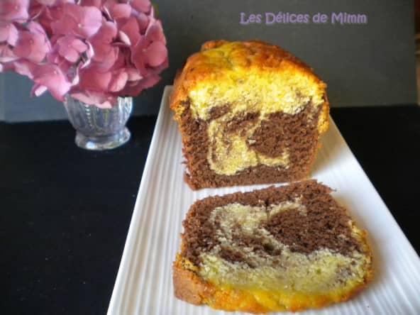 Cake marbré au chocolat façon Savane