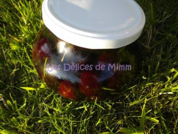 Cerises à l'eau de vie