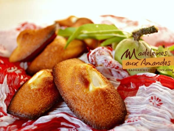 Madeleine aux amandes fraîches et fève tonka