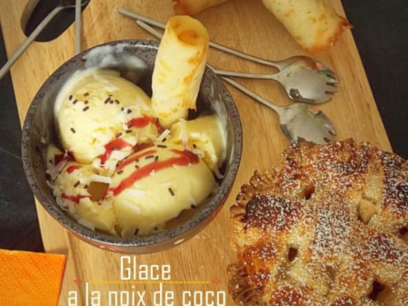 Creme Glacée à la noix de coco