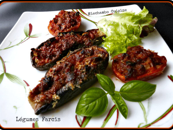 Légumes farcis à la mozzarella et anchois