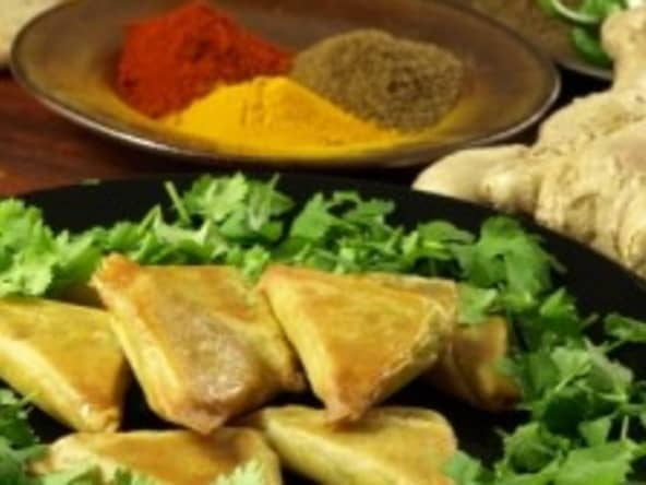 Samoussa de boeuf aux épices