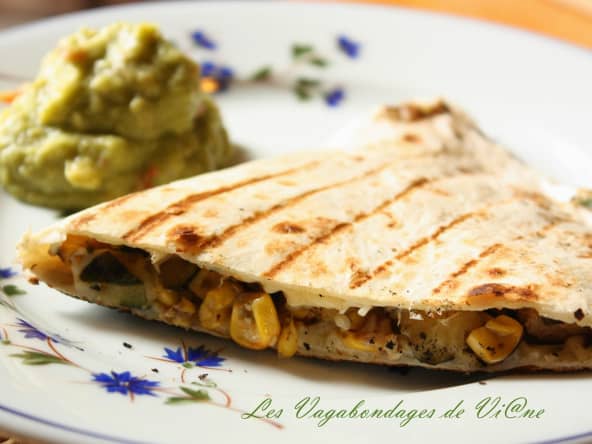 Quesadillas de poulet au barbecue