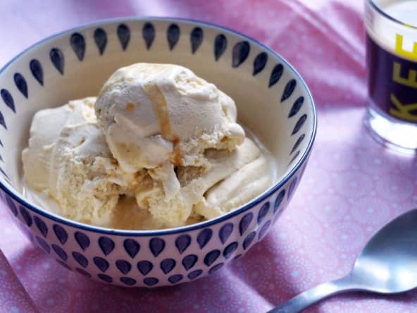 Affogato al caffè : glace vanille et café