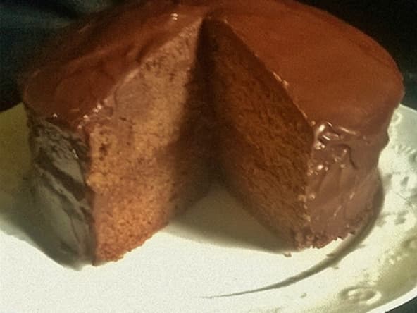 Devil's food cake ou gâteau du diable au chocolat